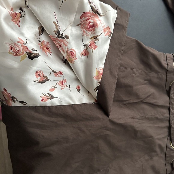 VIA SPIGA Brown Belted Trench Coat size‎ medium - Picture 12 of 12